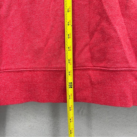 Homage Ohio State University Buckeyes OSU Red 1/4 Zip Hoodie Medium Scarlet Gray - Picture 7 of 7